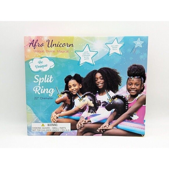 22" Unicorn Pool Float, Split Ring, Swimming Durable PVC Inflatable- NEW - Picture 2 of 9